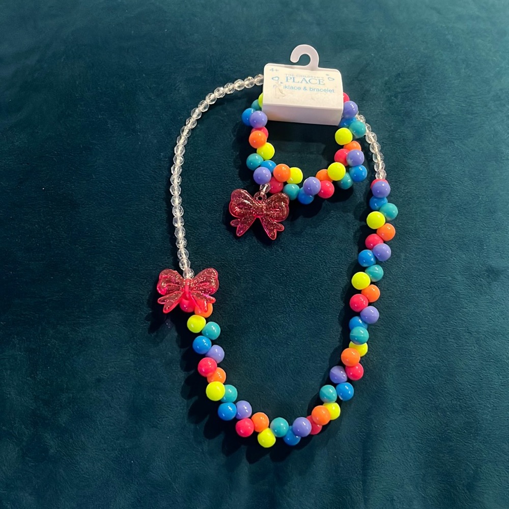 CHILDREN’S PLACE GIRLS NECKLACE AND BRACELET NWT